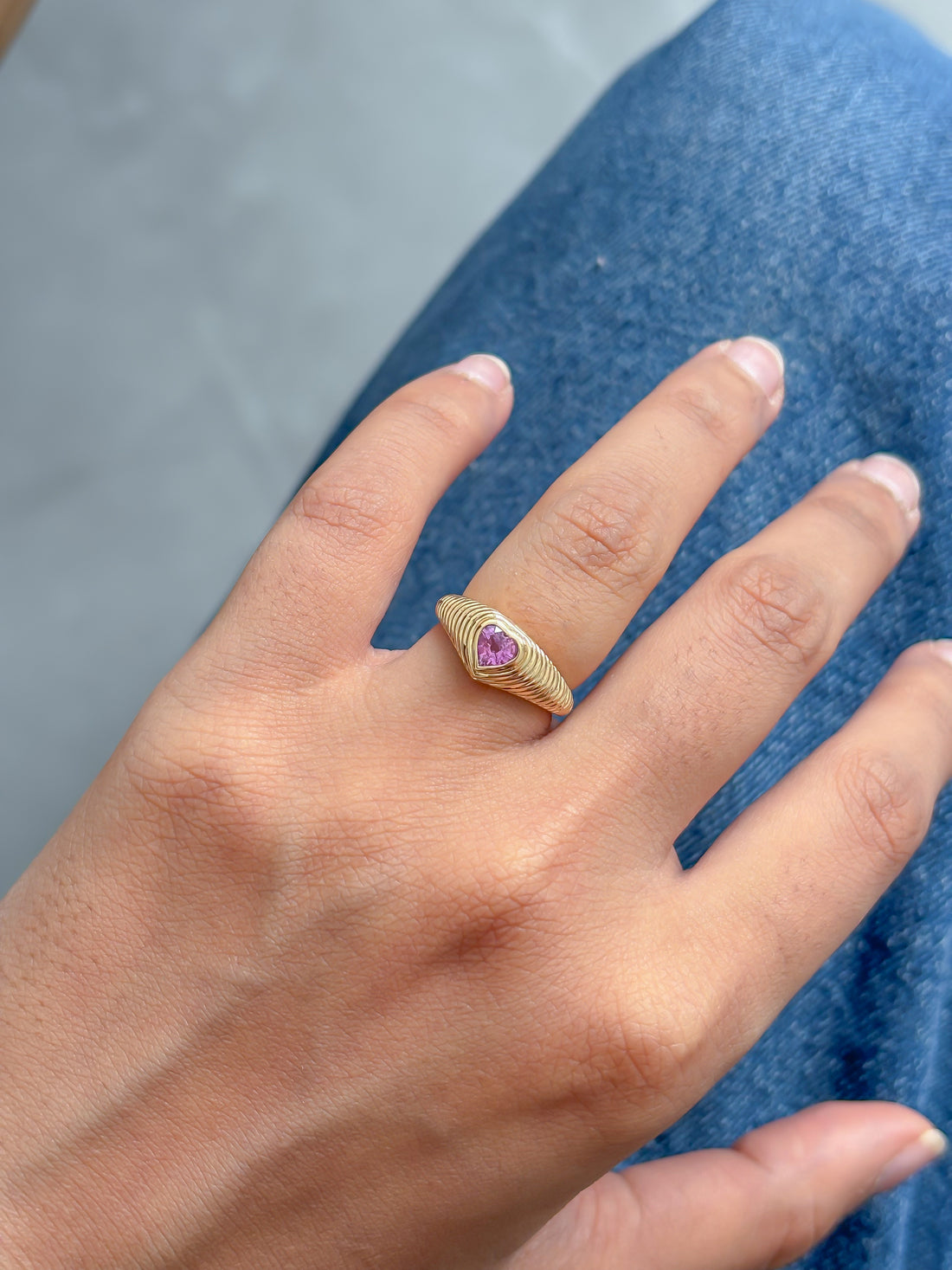 JPRG-5088/12246 Pink Sapphire Ring | 18K