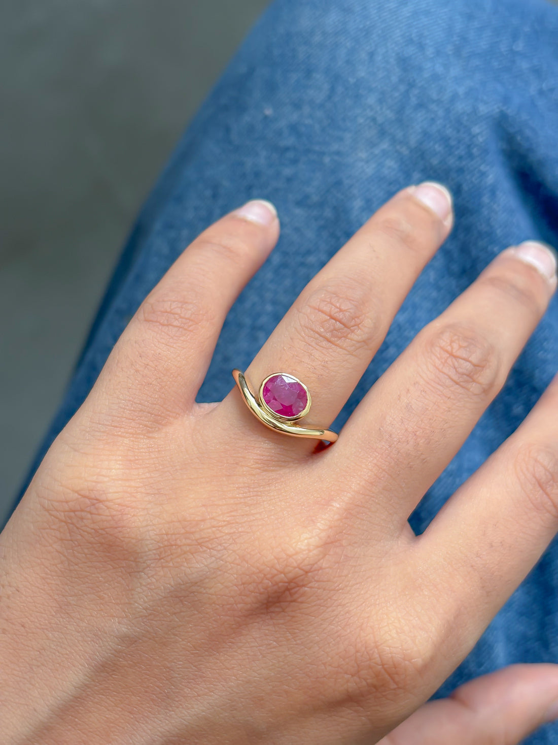 JPRG-5099/12257 Ruby Ring | 18K