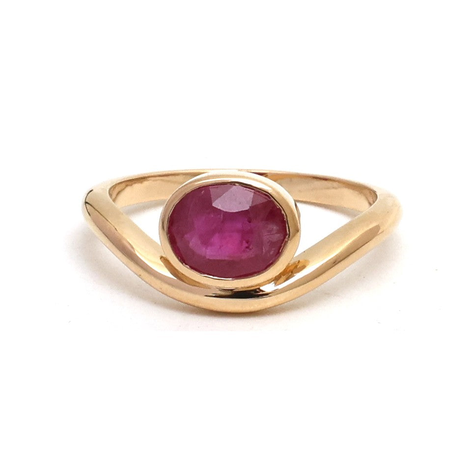 JPRG-5099/12257 Ruby Ring | 18K