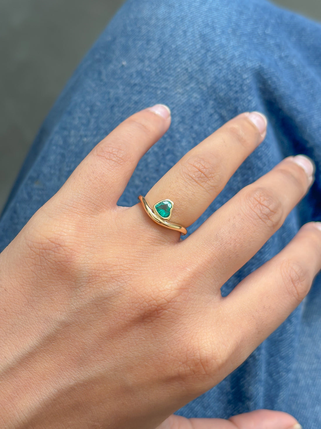 JPRG-5100/12258 Emerald Ring | 18K