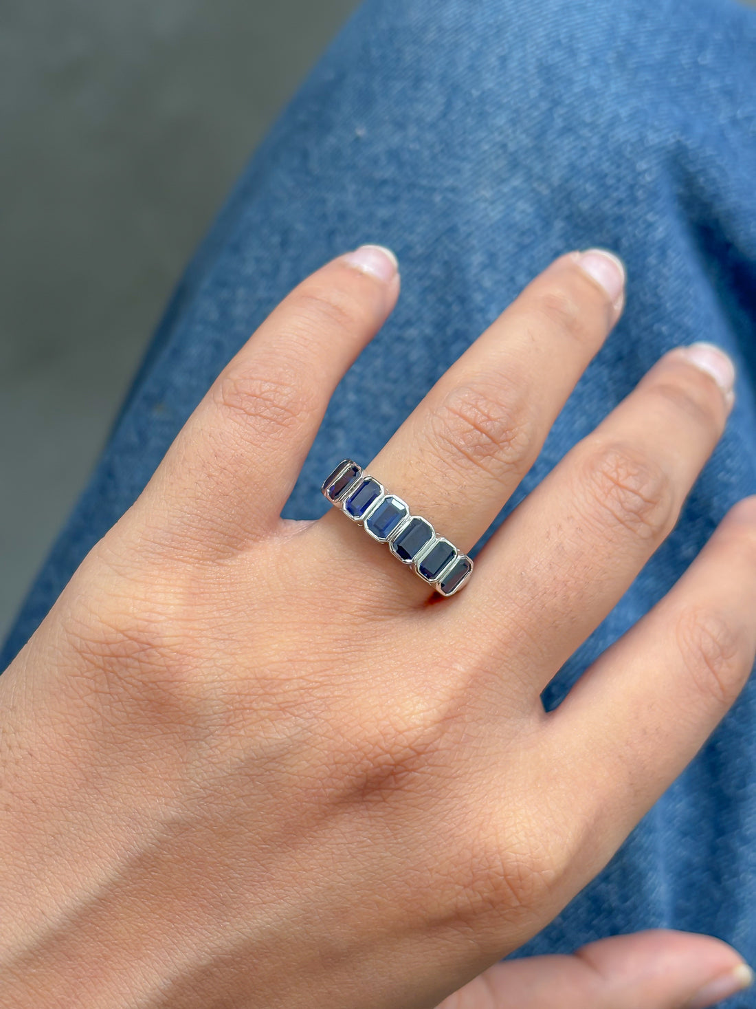 JPRG-5101/12259 Blue Sapphire Ring | 18K