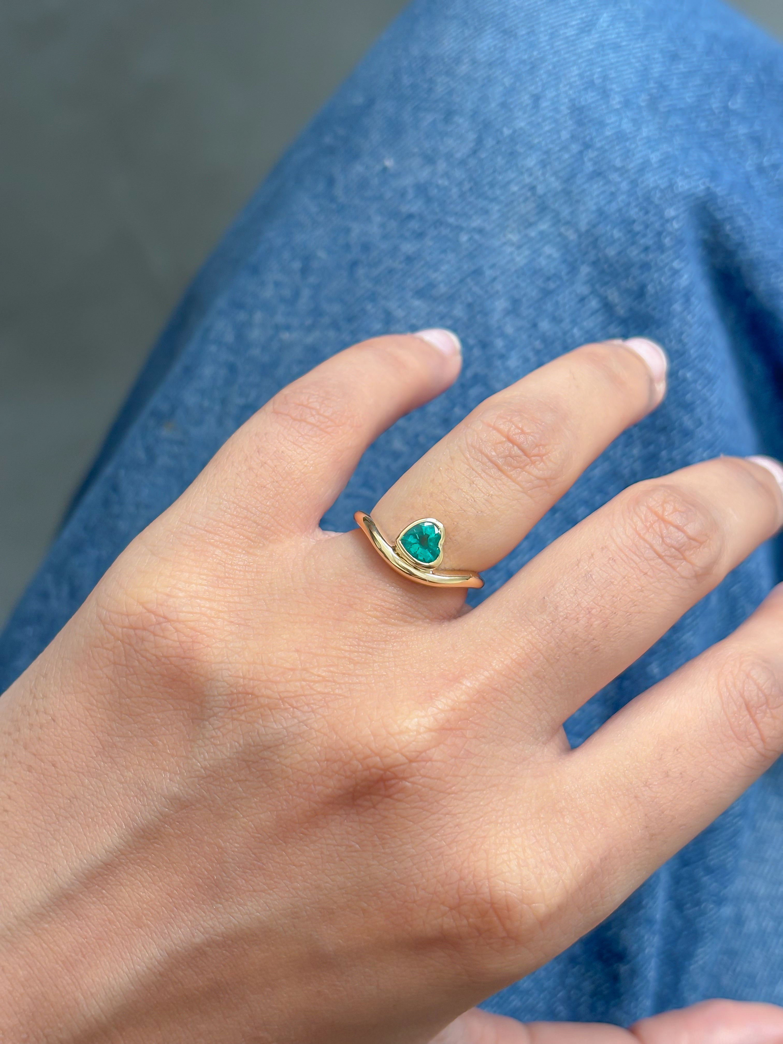 JPRG-5105/12263 Emerald Ring | 18K