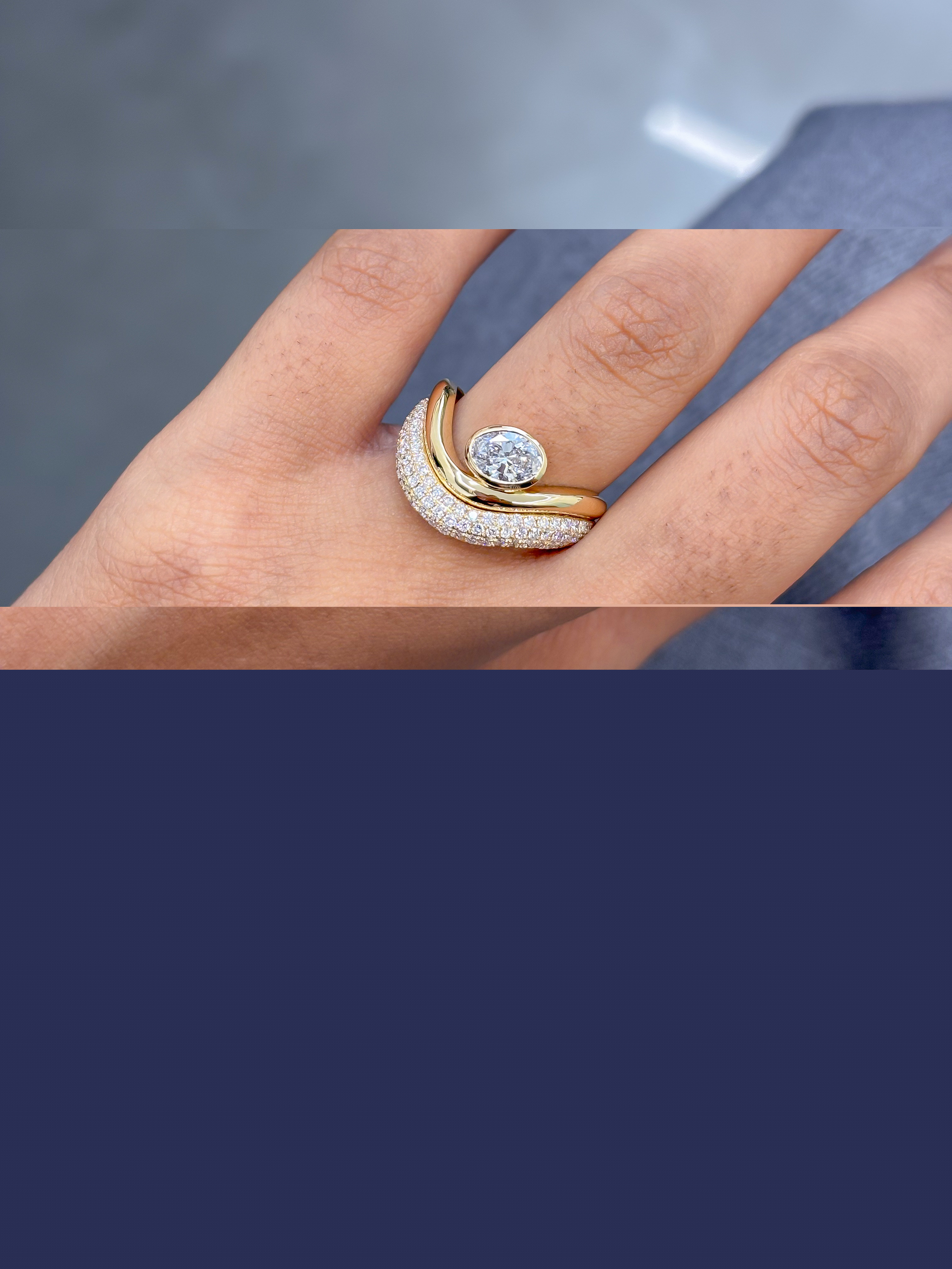 JPRG-5115/12283 Lab Grown Diamond Ring | 14K