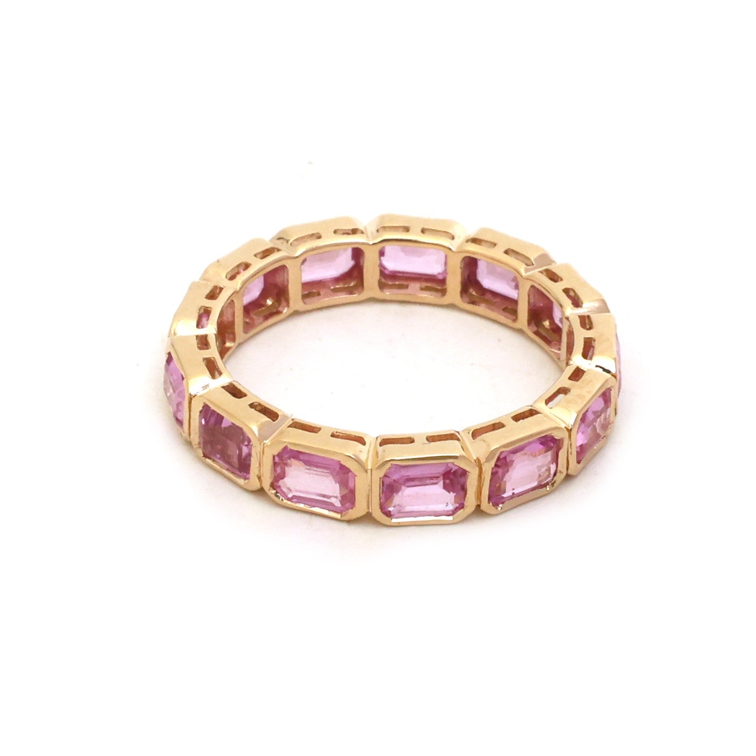 JPRG-5142/12310 Pink Sapphire Ring | 14K