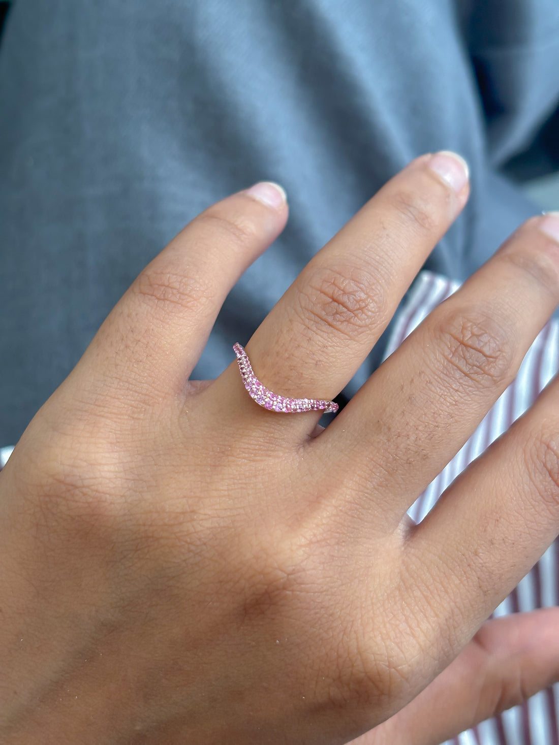 JPRG-5144/12312 Pink Sapphire Ring | 14K