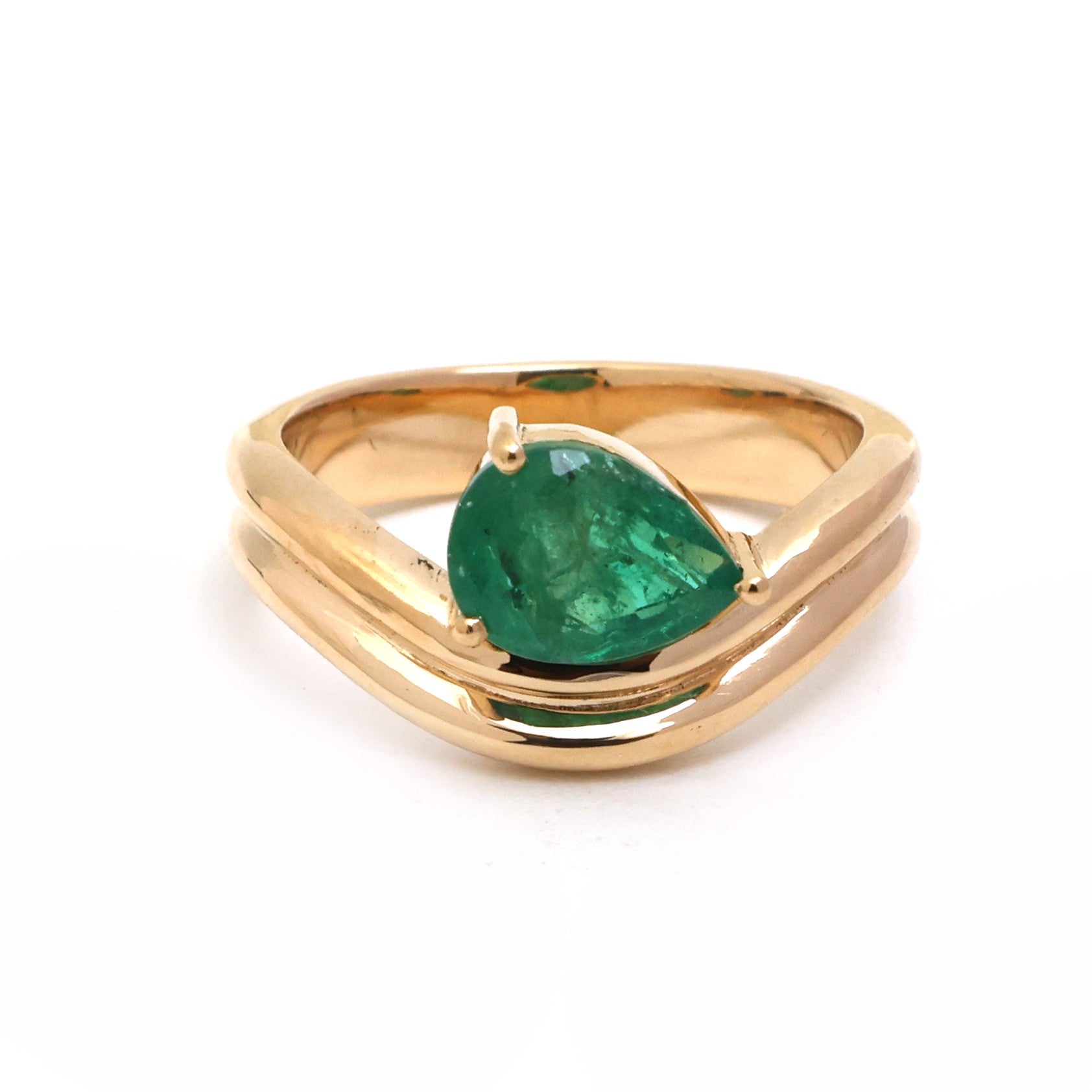 JPRG-5152/12338 Emerald Ring | 18K
