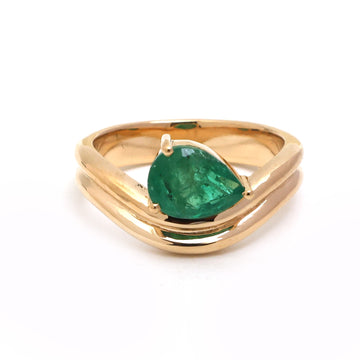 JPRG-5152/12338 Emerald Ring | 18K