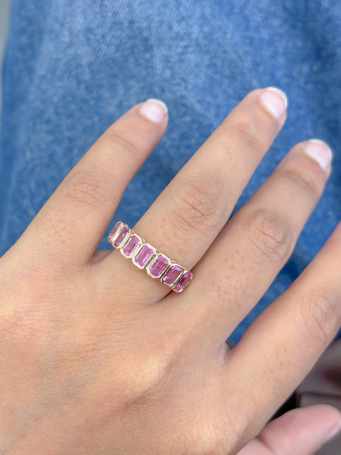 JPRG-5153/12339 Pink Sapphire Ring | 14K