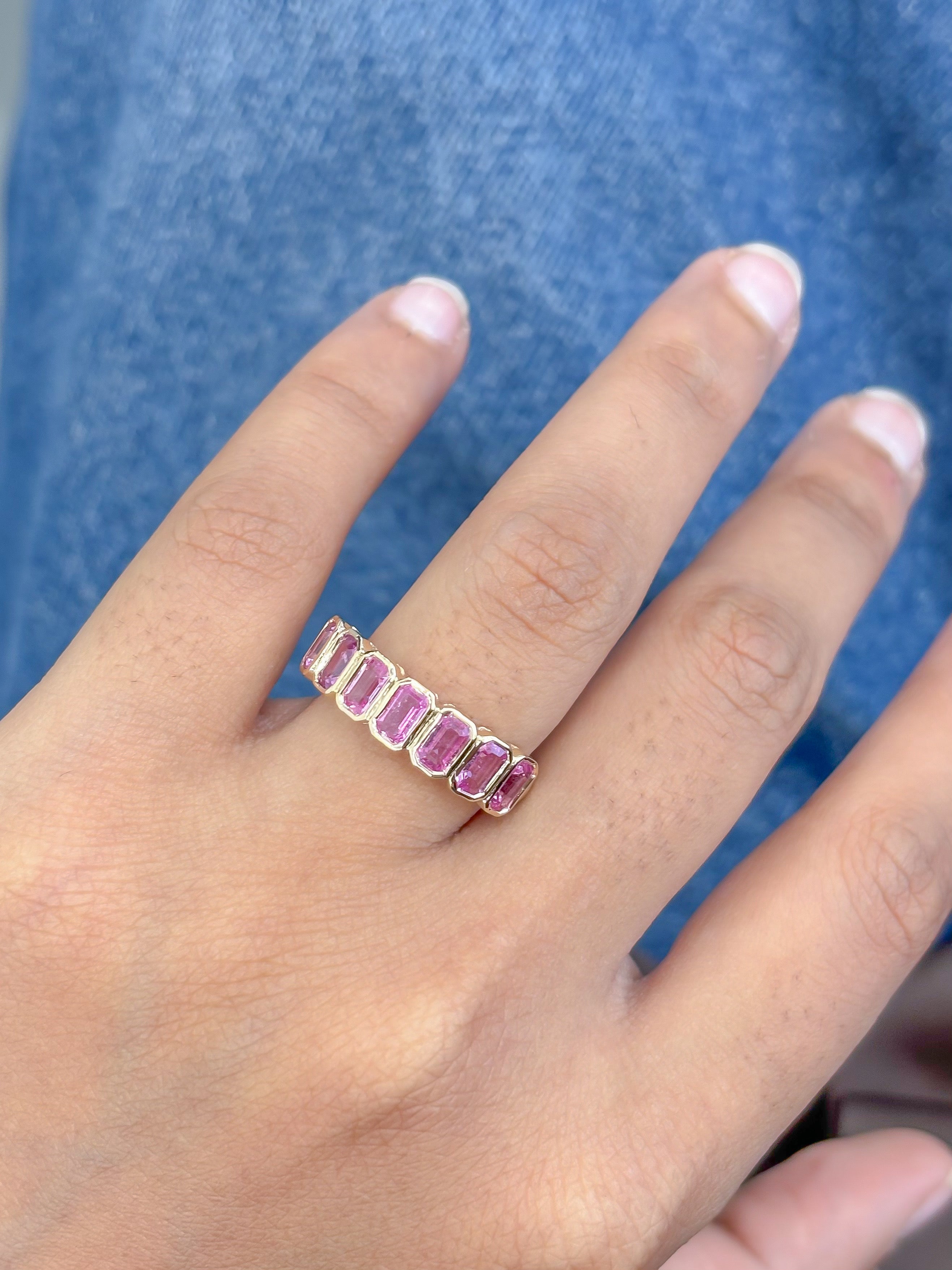 JPRG-5153/12339 Pink Sapphire Ring | 14K