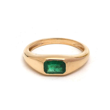 JPRG-5166/12373 Emerald Ring | 18K