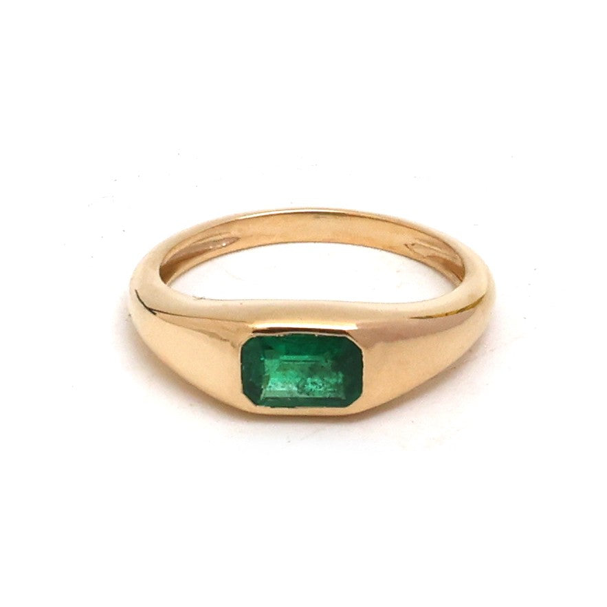 JPRG-5166/12373 Emerald Ring | 18K