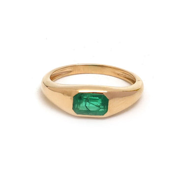 JPRG-5167/12374 Emerald Ring | 18K