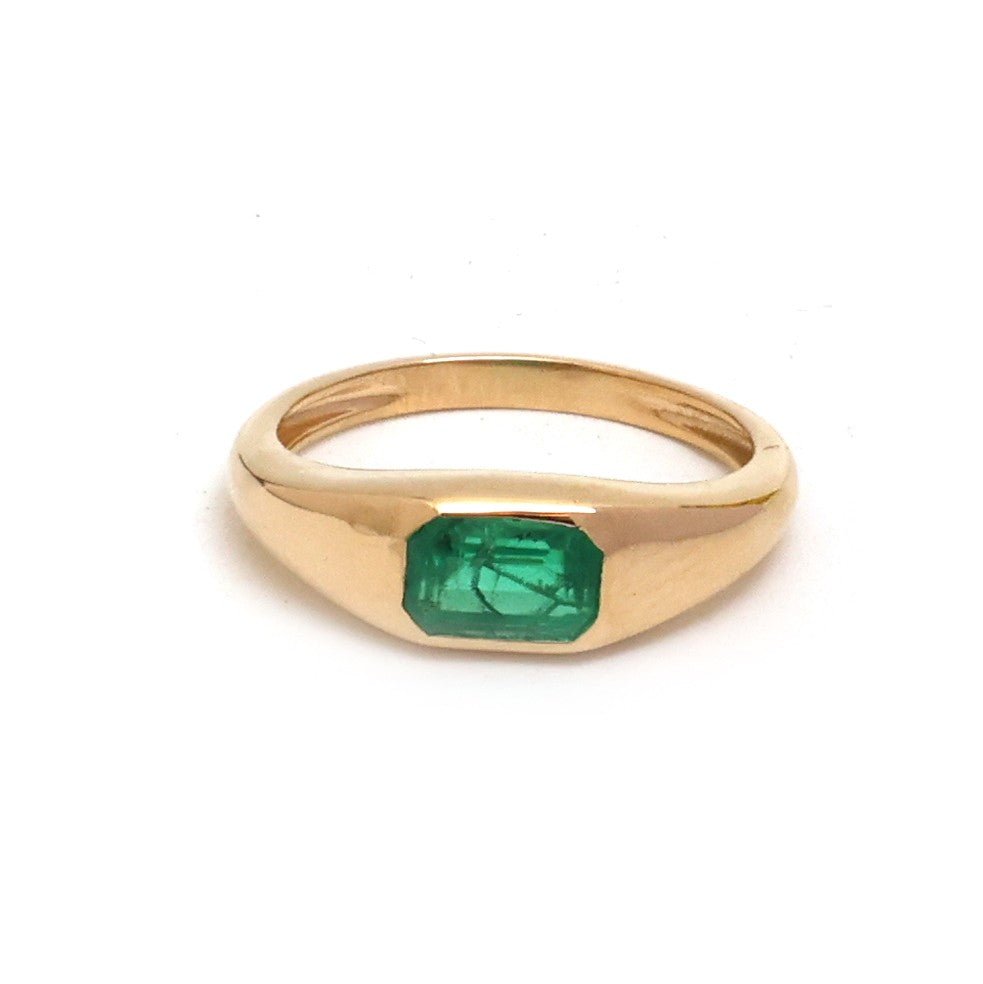 JPRG-5167/12374 Emerald Ring | 18K
