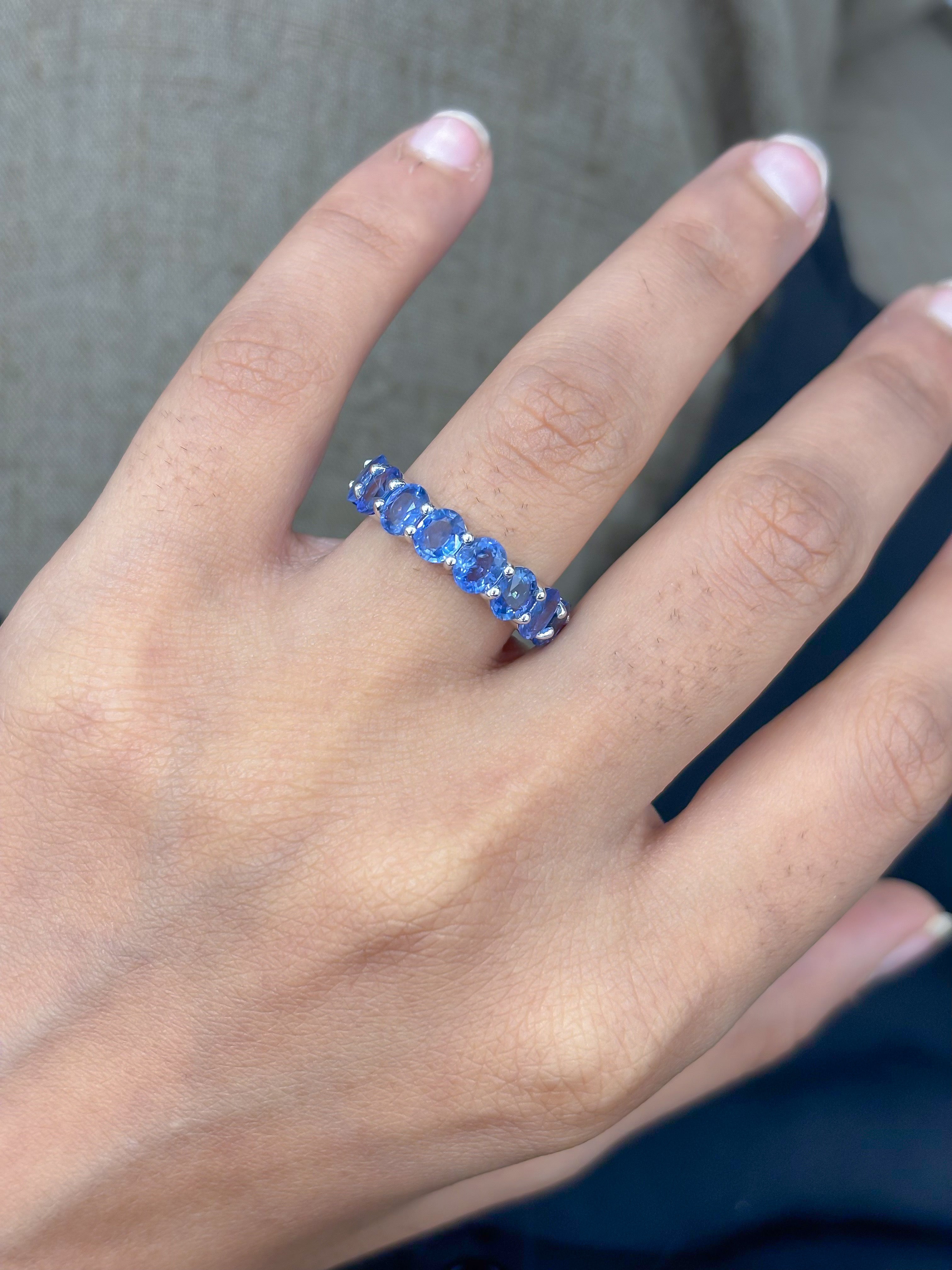 JPRG-5177/12401 Blue Sapphire Ring | 14K