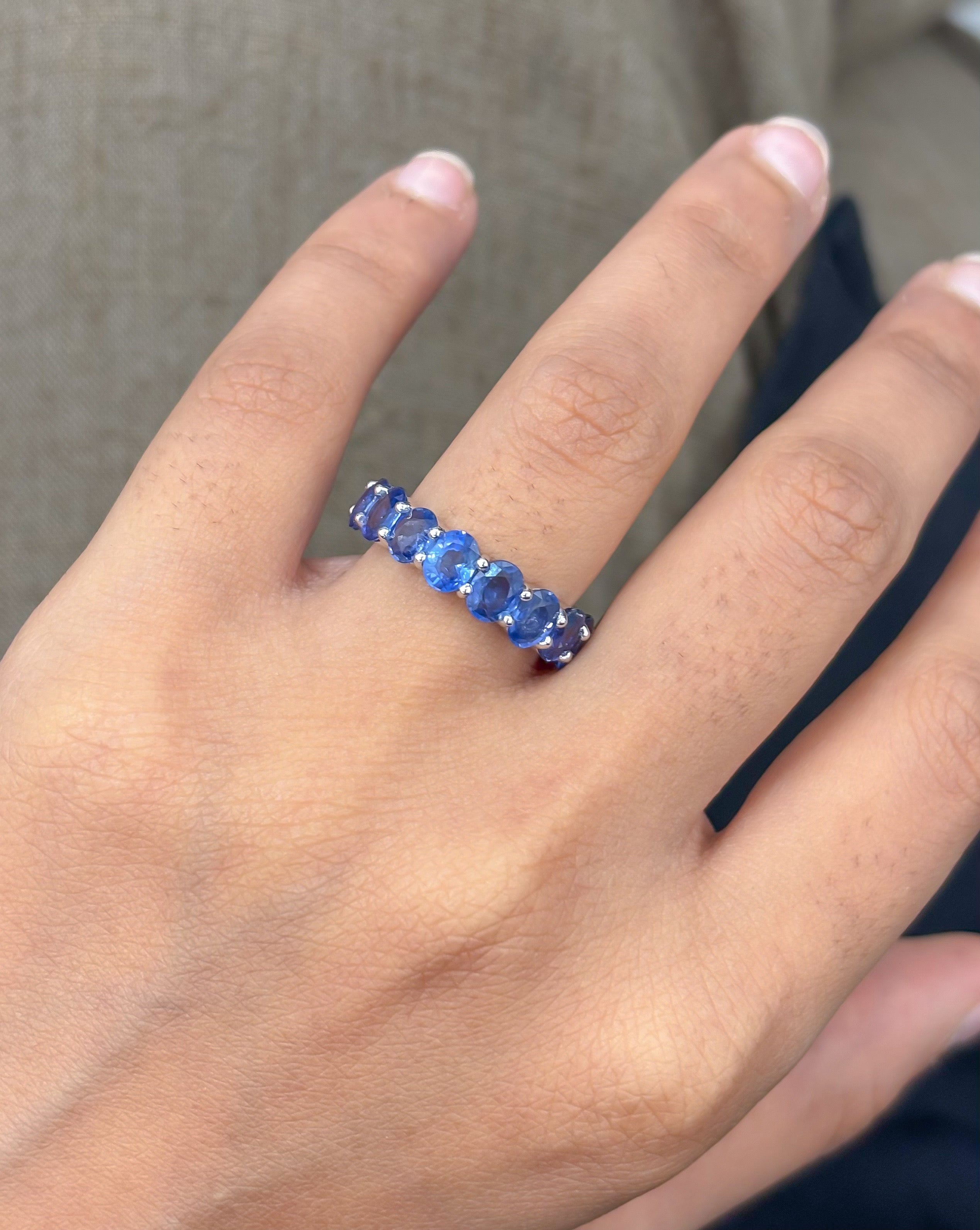 JPRG-5178/12402 Blue Sapphire Ring | 14K