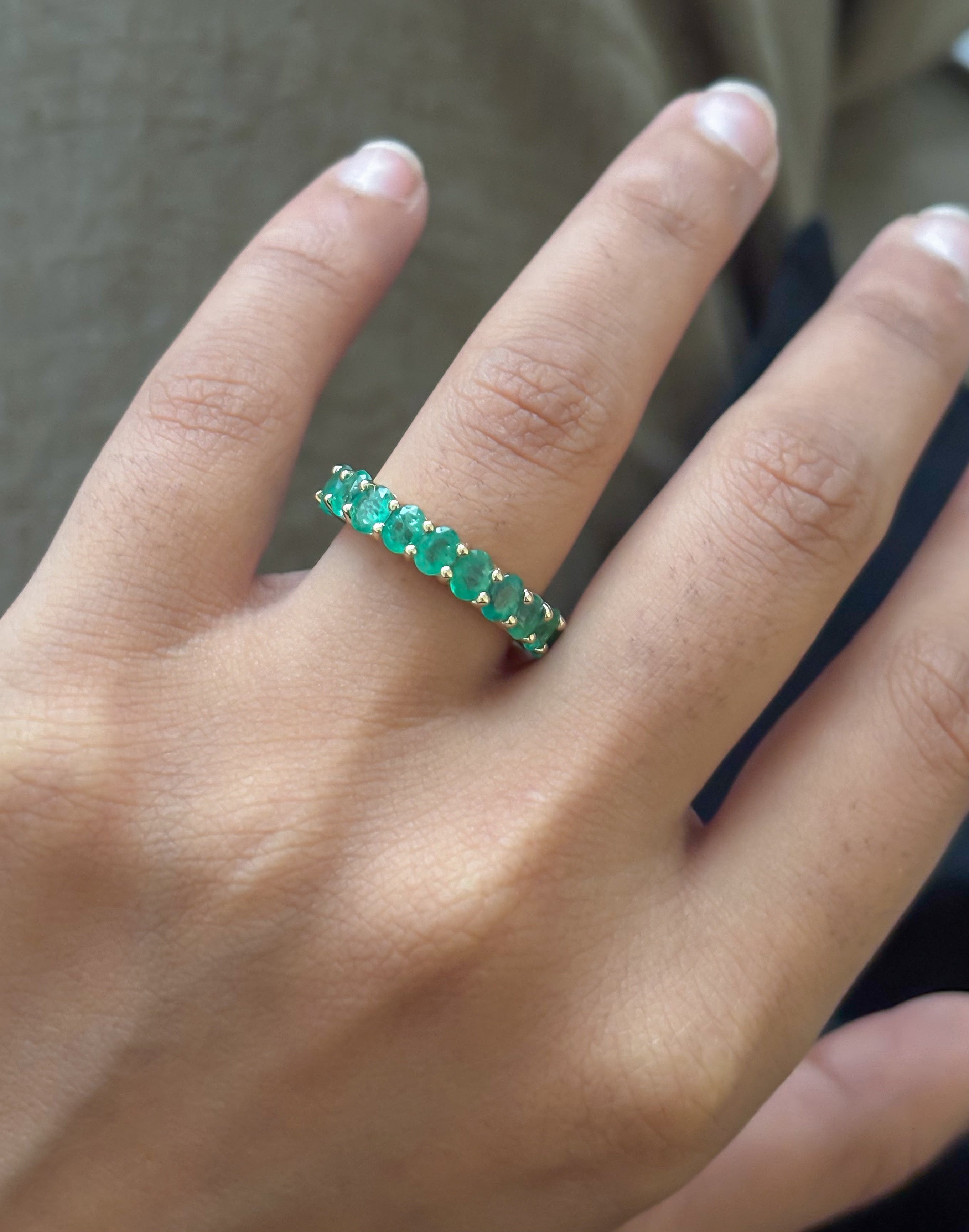 JPRG-5181/12405 Emerald Ring | 14K