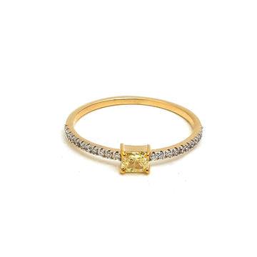 JPRG-5187/12411 Diamond Octagon Thin Ring | 18K