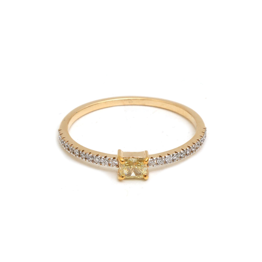 JPRG-5198/12422 Diamond Octagon Thin Ring | 18K