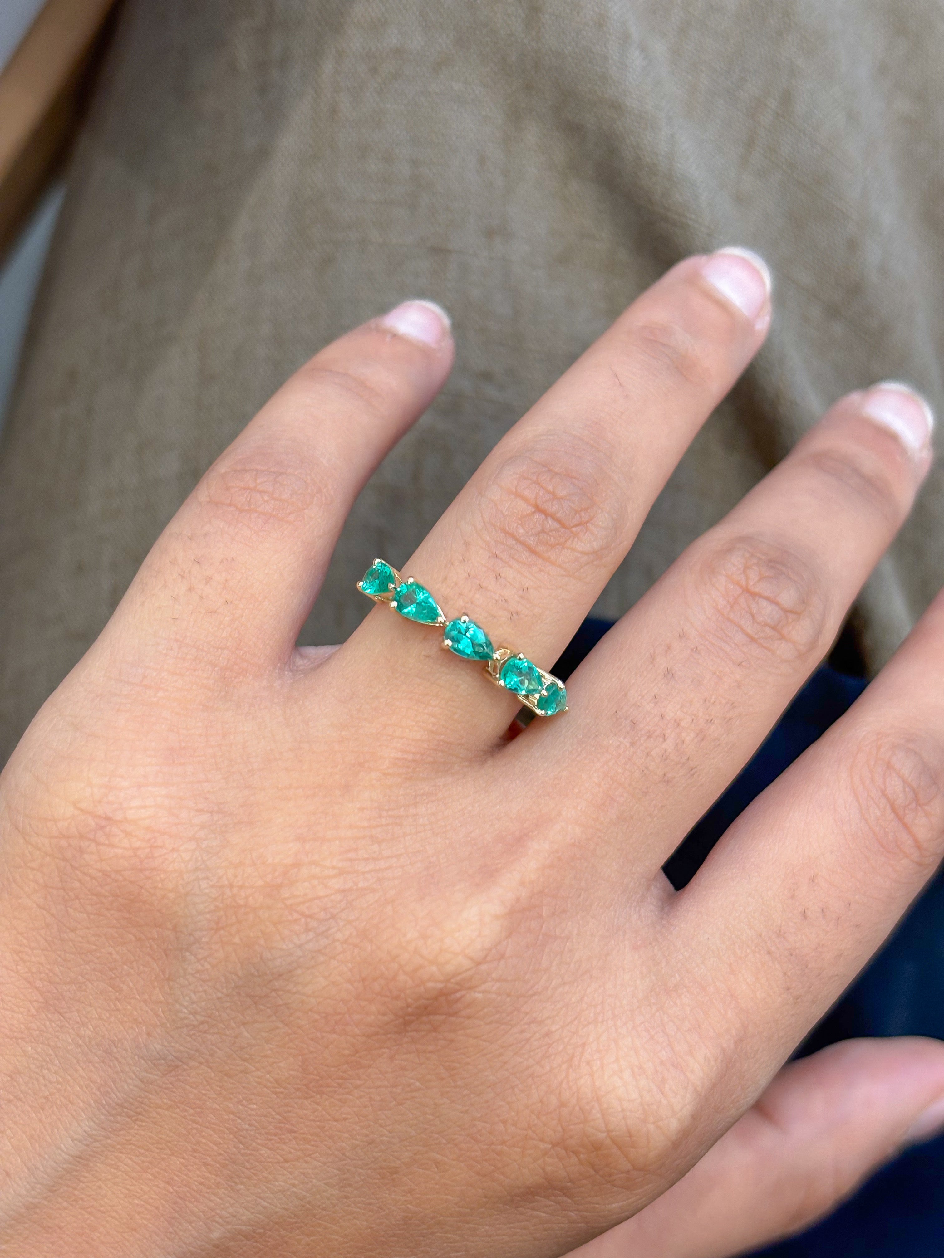 JPRG-5211/12444 Emerald Ring | 14K