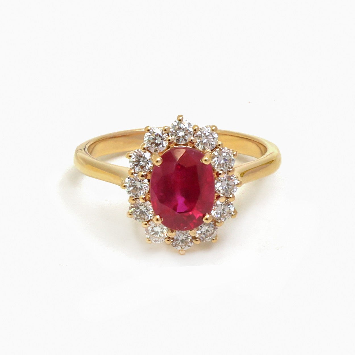 JPRG-5216/12449 Ruby Diamond Ring | 18K