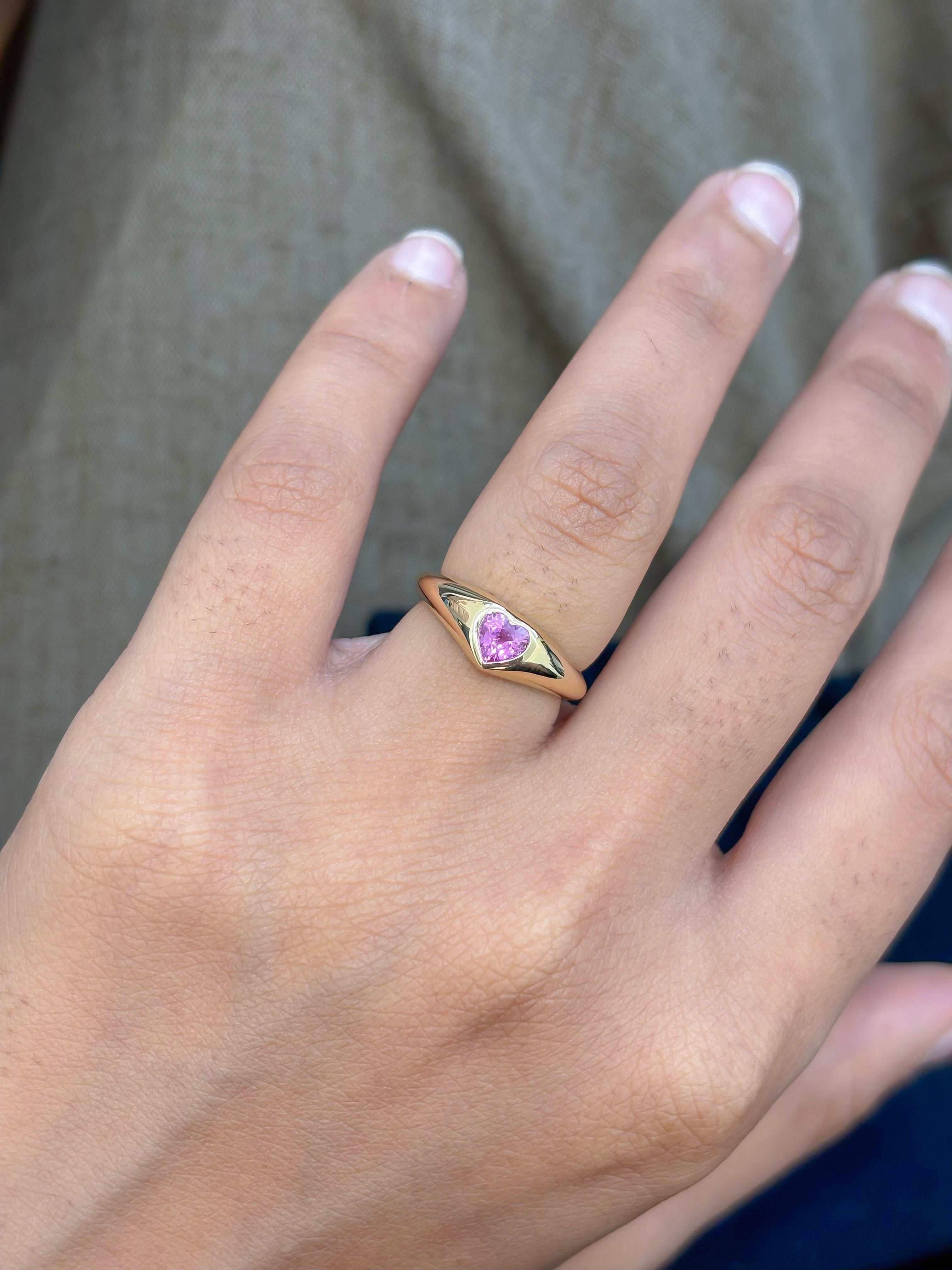 JPRG-5219/12452 Pink Sapphire Ring | 18K