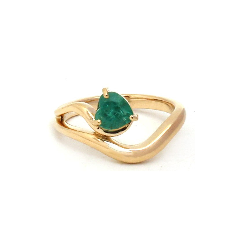 JPRG-5222/12455 Emerald Ring | 18K