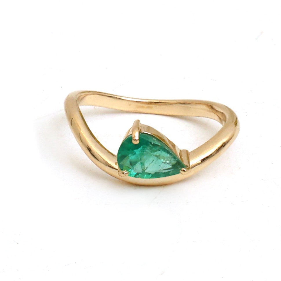 JPRG-5223/12456 Emerald Ring | 18K