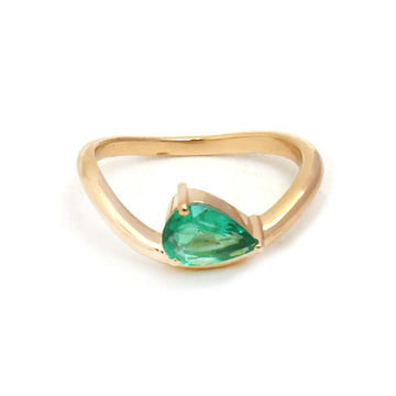 JPRG-5224/12457 Emerald Ring | 18K