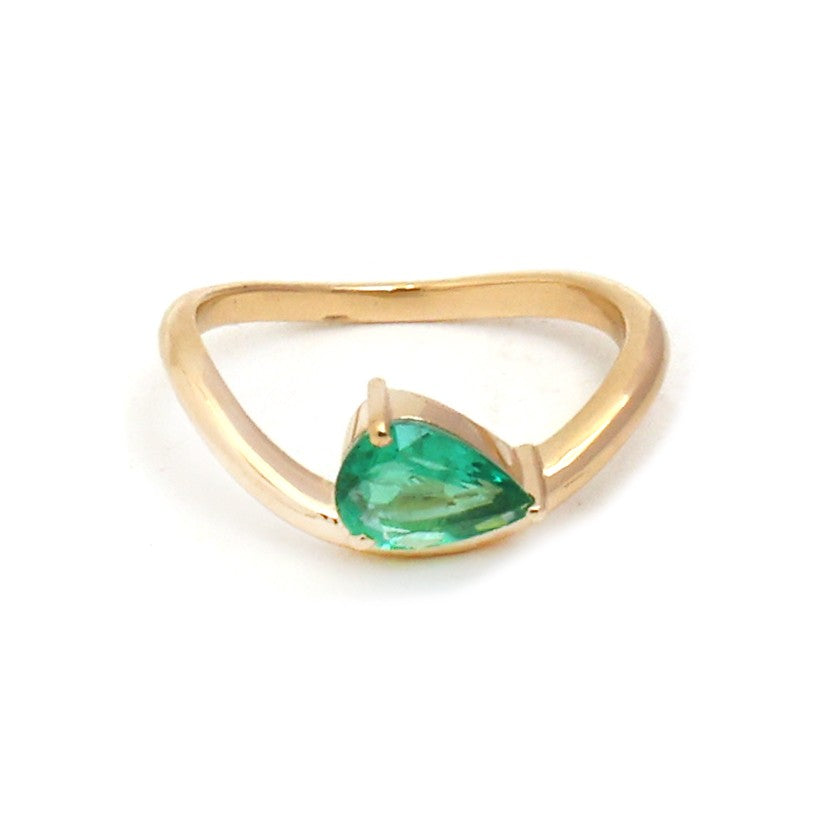 JPRG-5224/12457 Emerald Ring | 18K