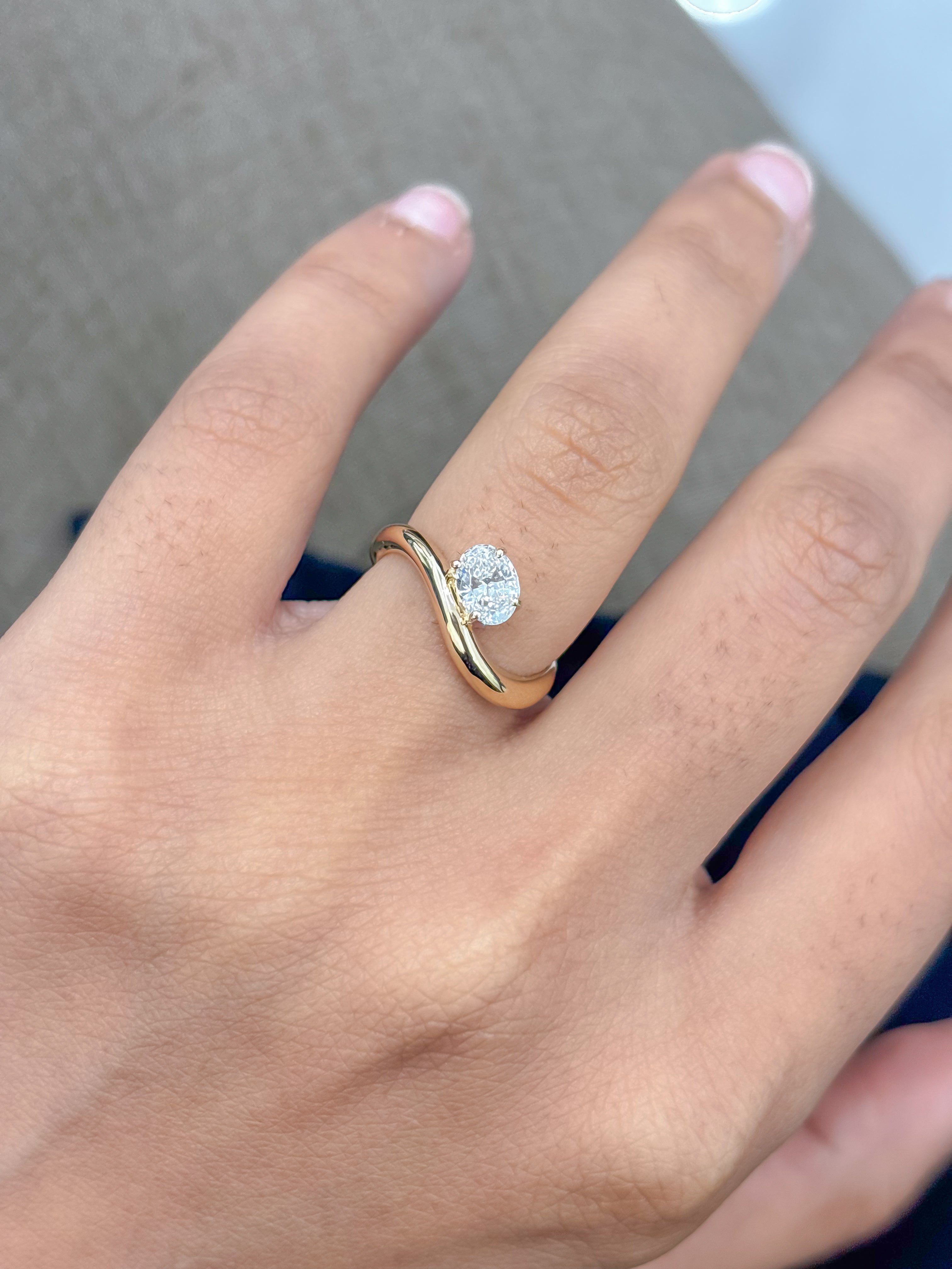 JPRG-5225/12458 Lab Grown Diamond Ring | 14K