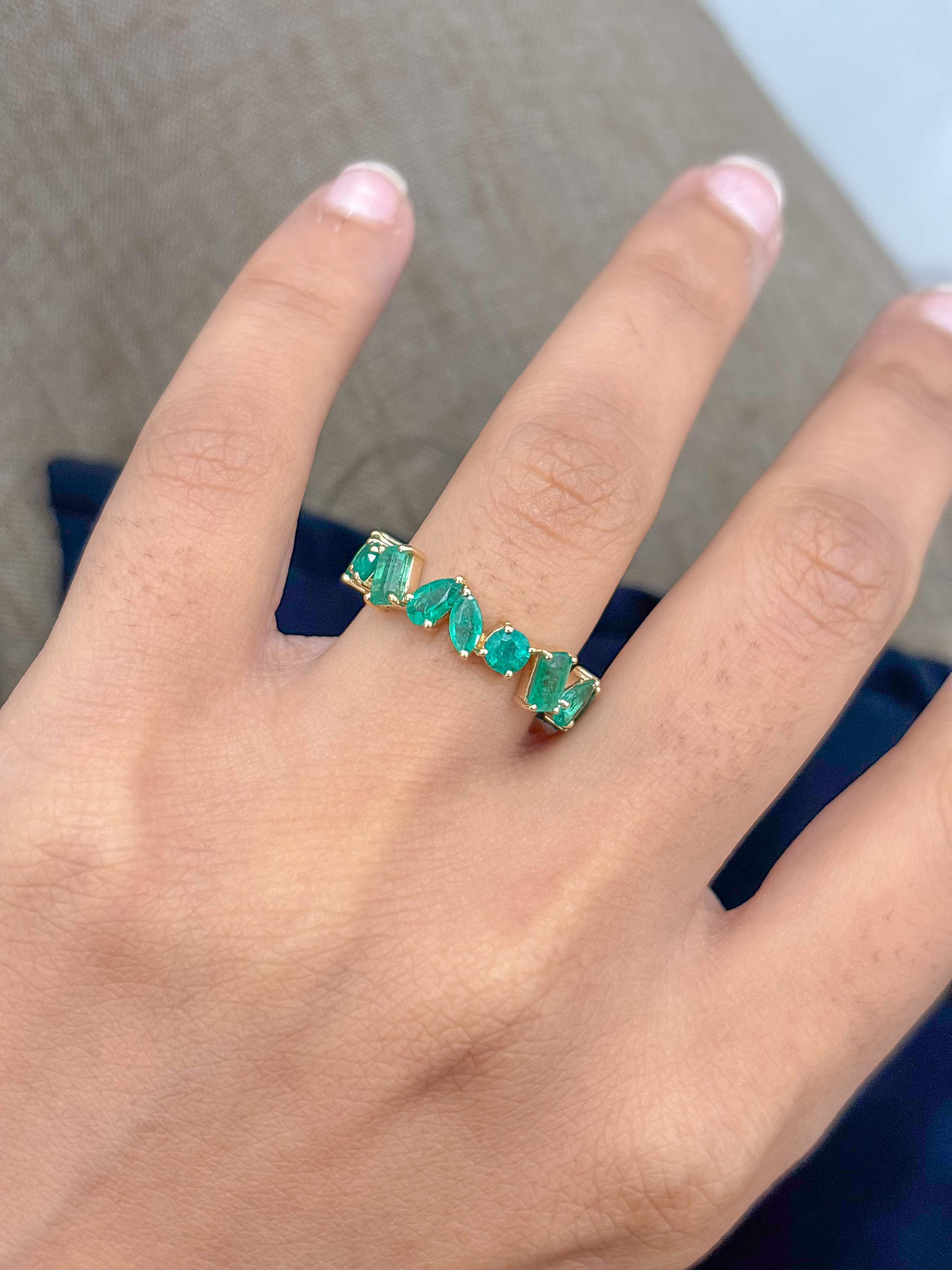 JPRG-5227/12460 Emerald Ring | 18K