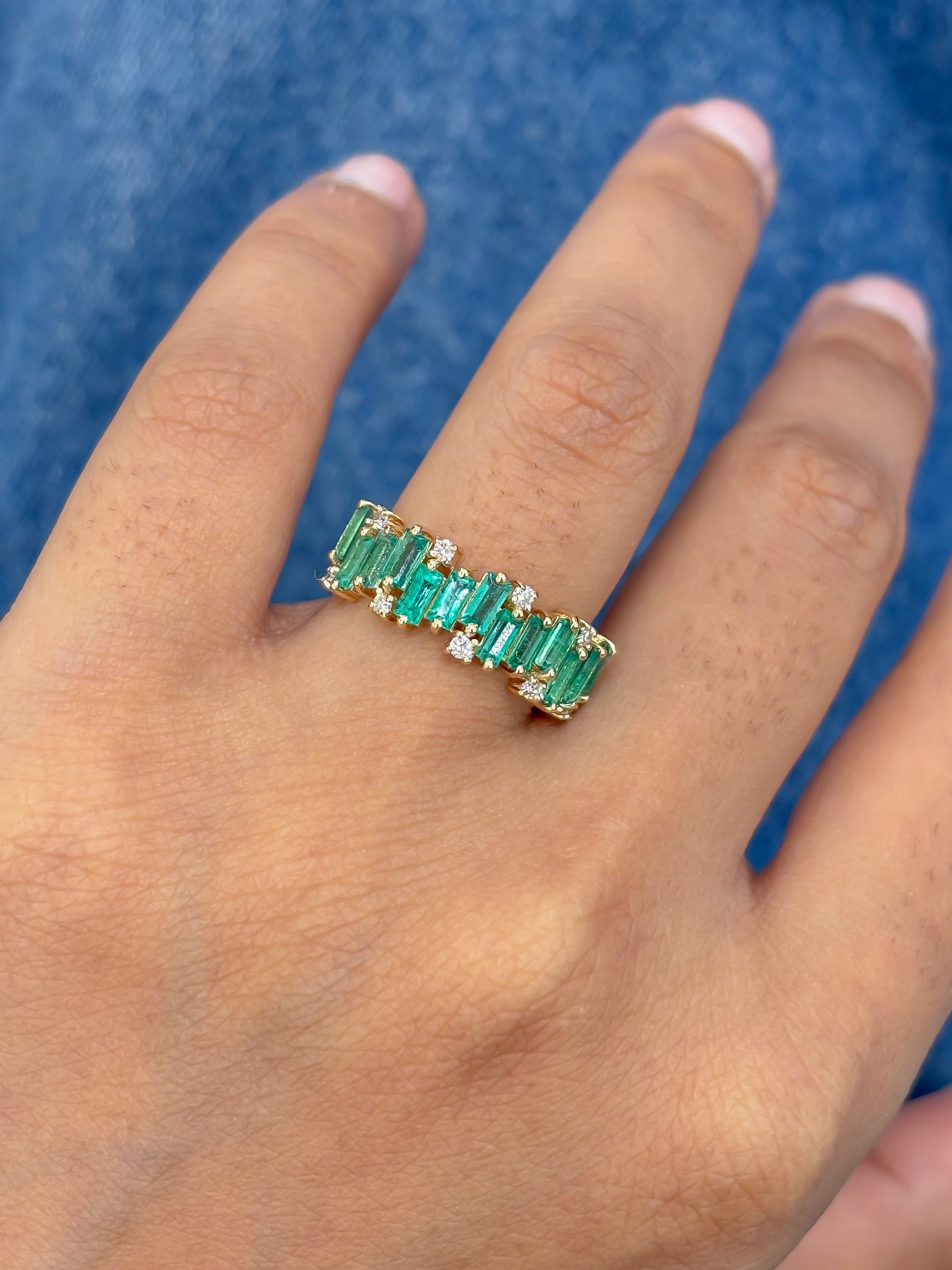 JPRG-5231/12482 Emerald Diamond Ring | 18K