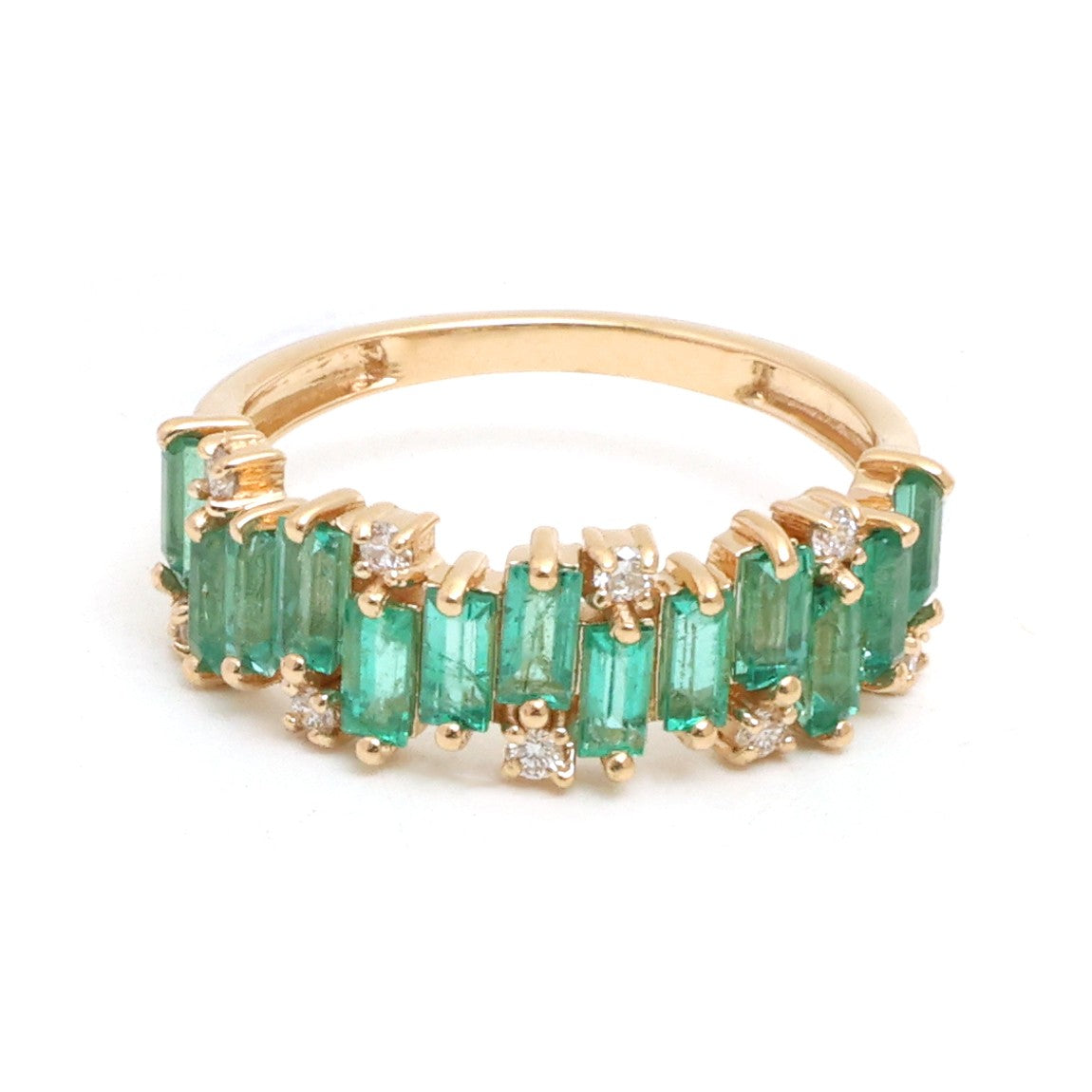 JPRG-5231/12482 Emerald Diamond Ring | 18K