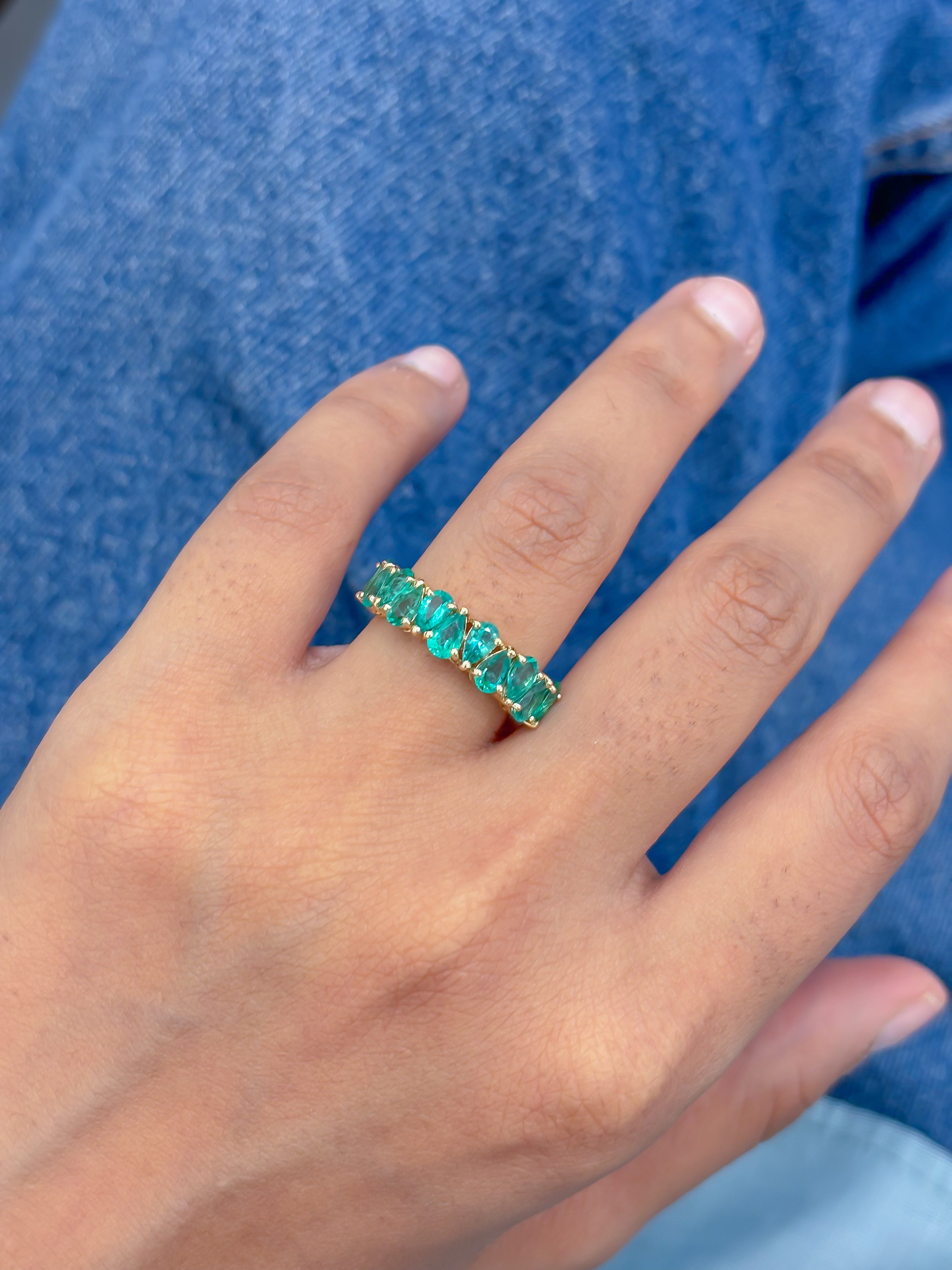 JPRG-5247/12508 Emerald Ring | 18K