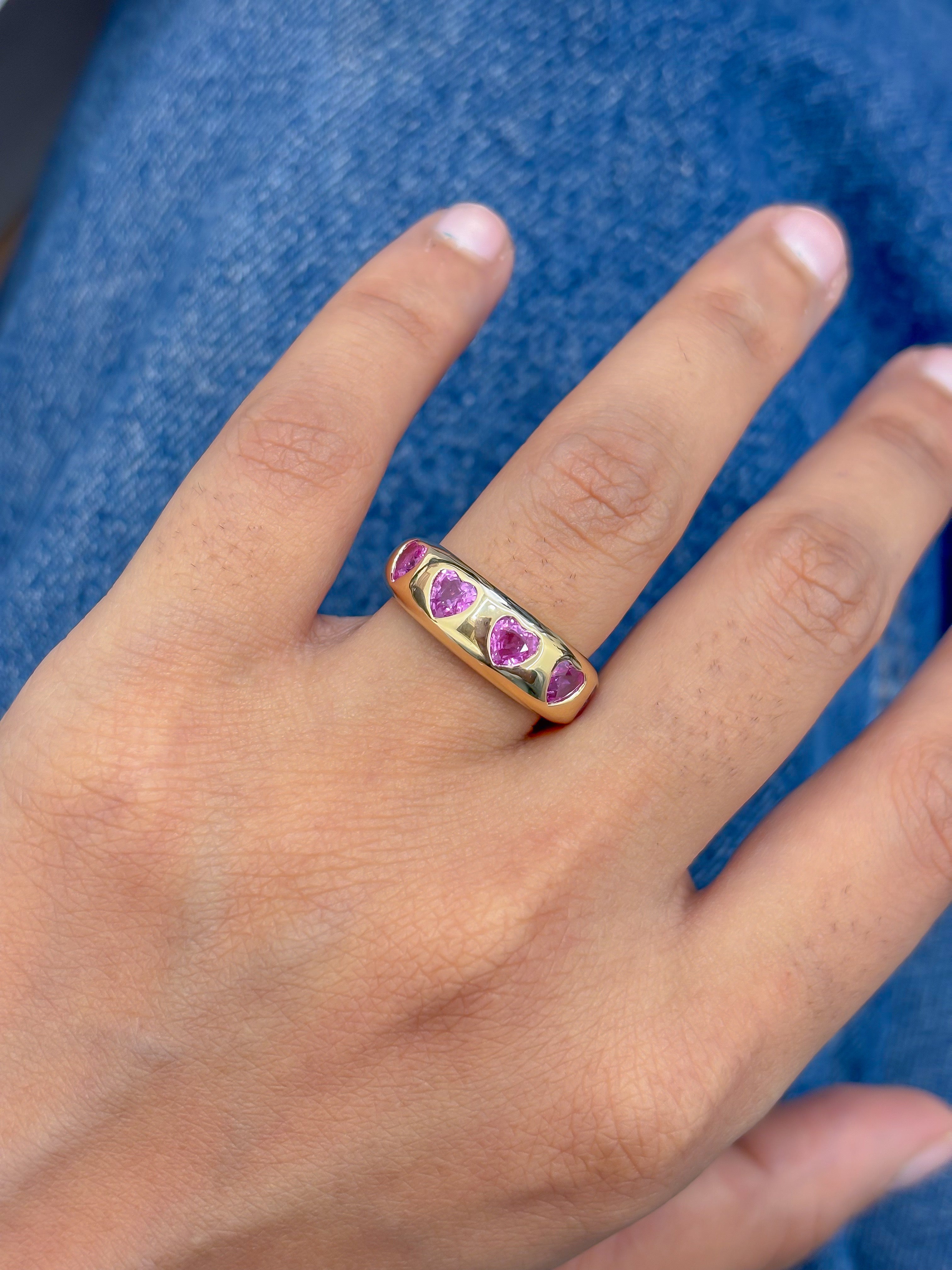 JPRG-5249/12510 Pink Sapphire Ring | 18K