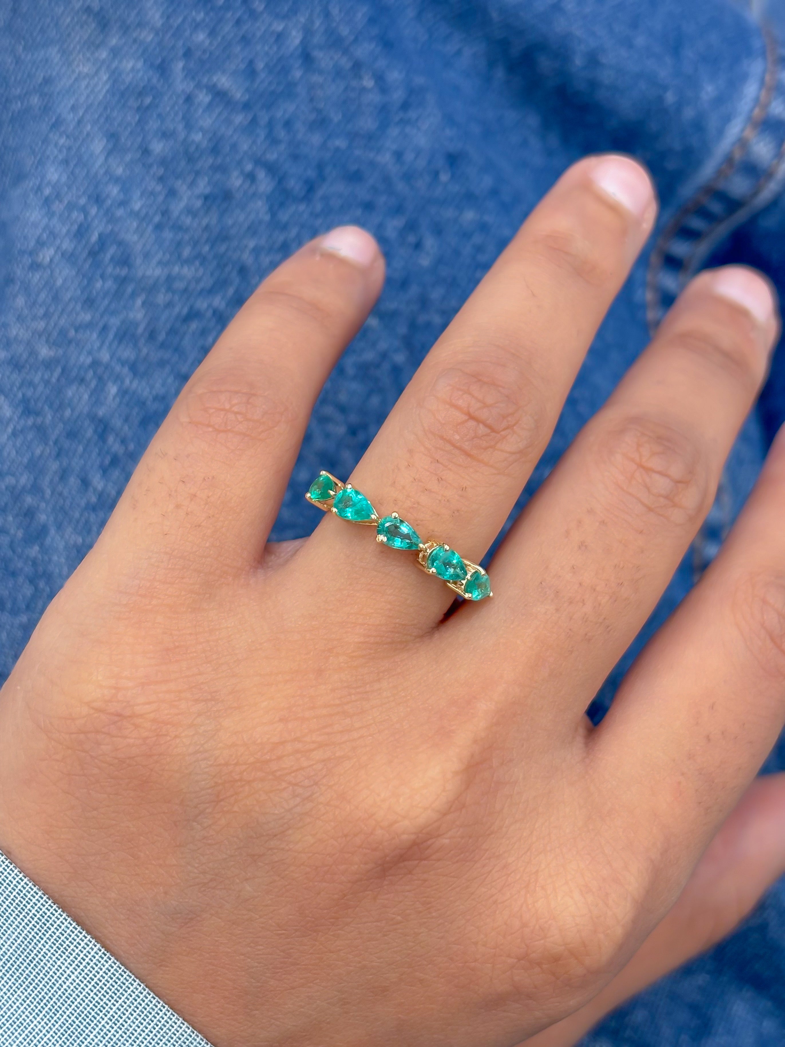 JPRG-5255/12516 Emerald Ring | 18K
