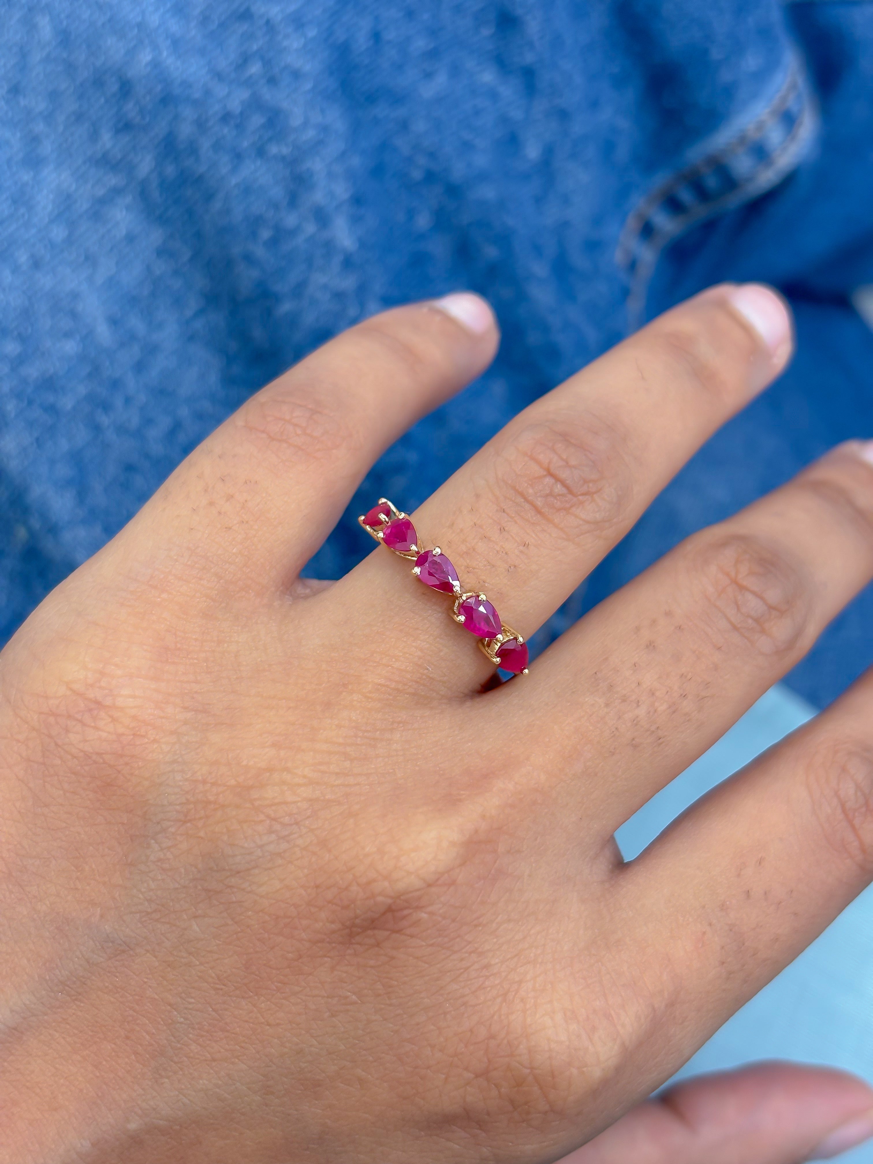 JPRG-5256/12517 Ruby Ring | 18K