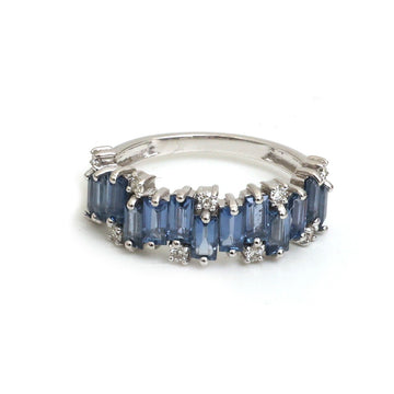 JPRG-5265/12551 Blue Sapphire Diamond Ring | 18K