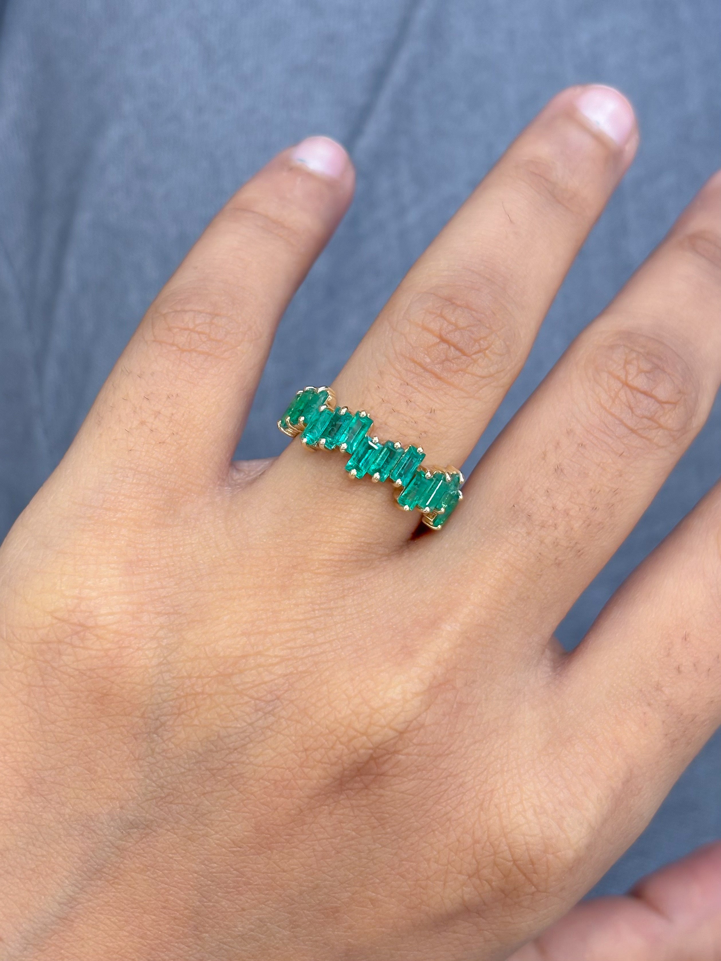JPRG-5266/12552 Emerald Ring | 14K