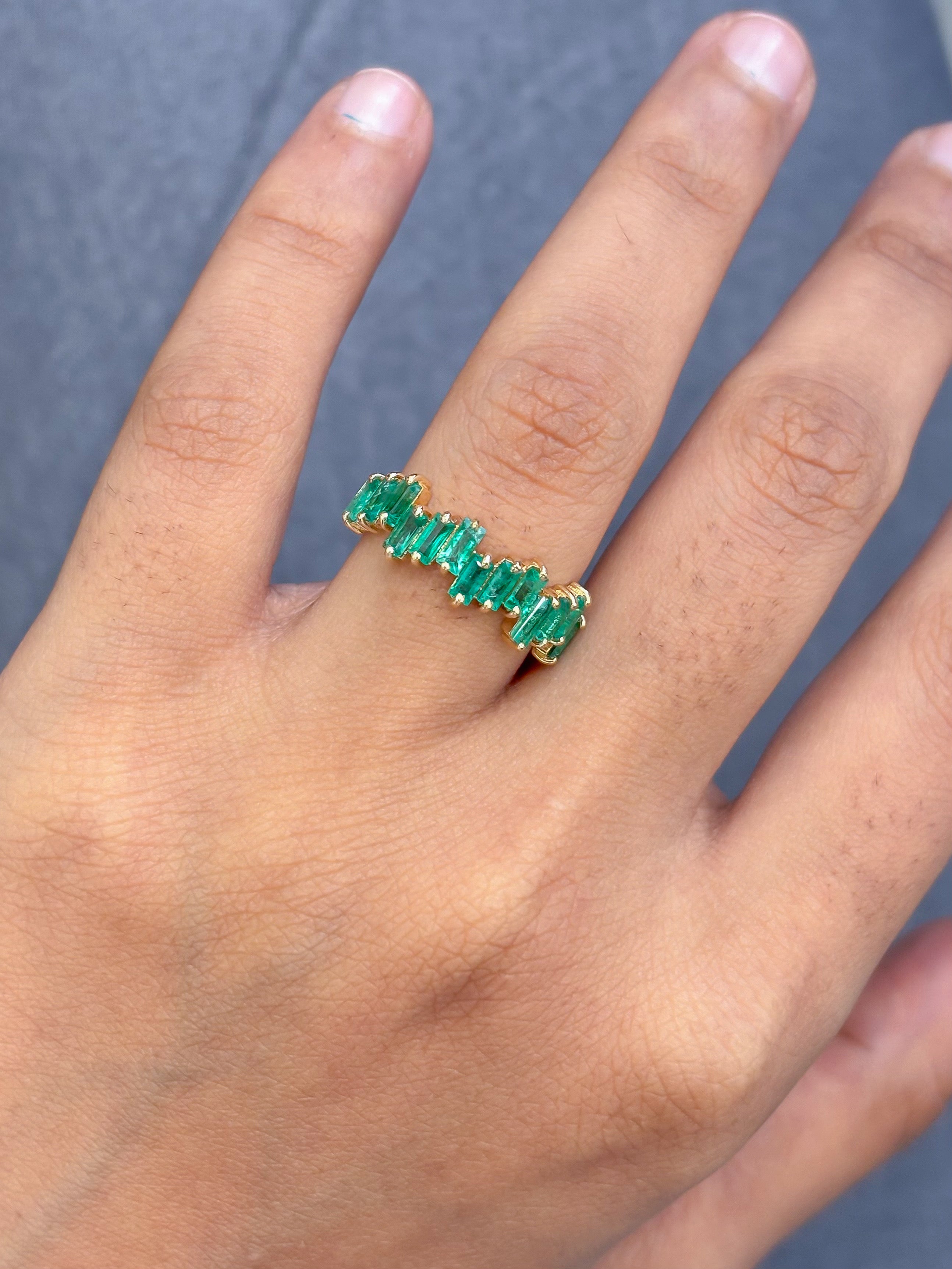 JPRG-5268/12554 Emerald Ring | 18K