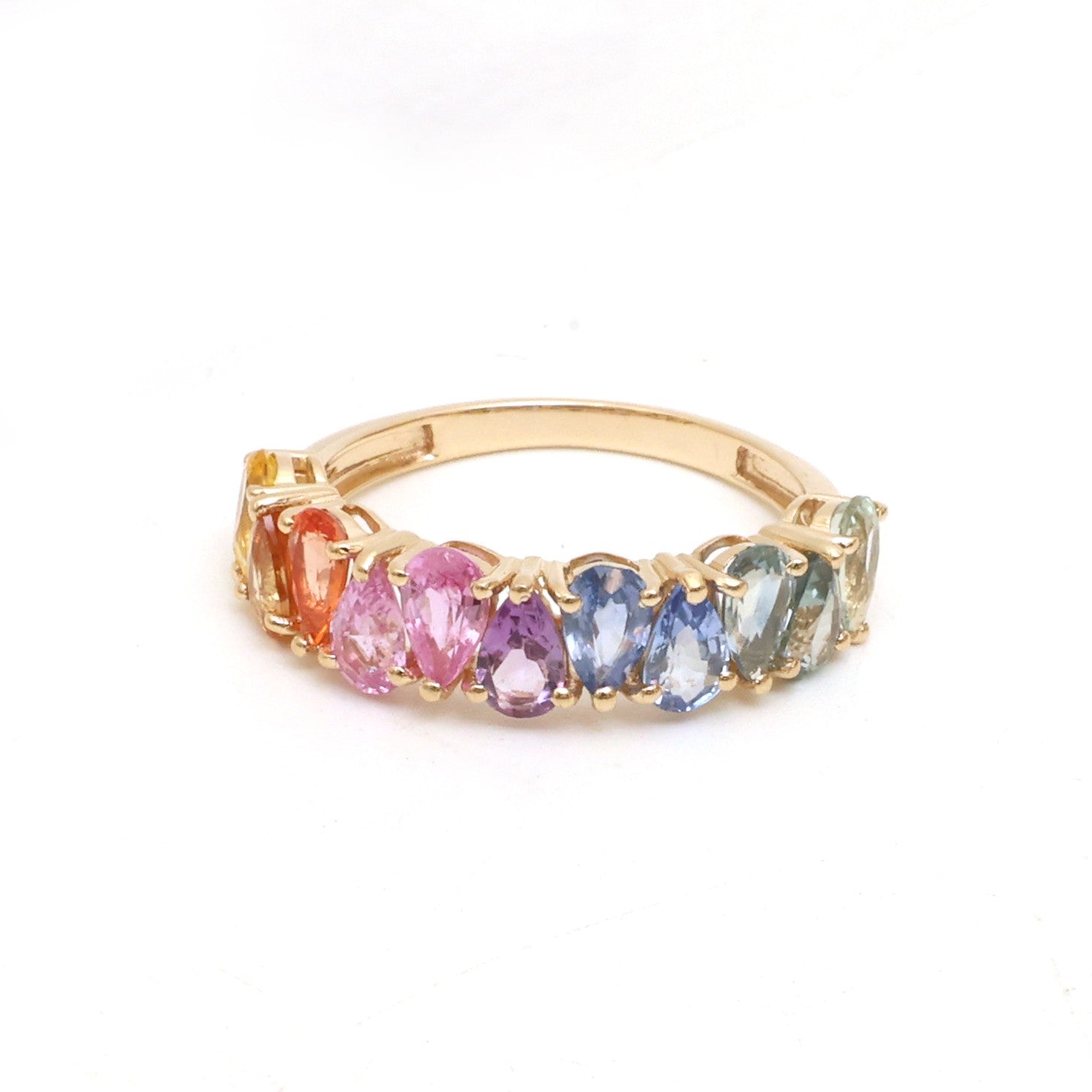 JPRG-5271/12570 Rainbow Sapphire Ring | 14K