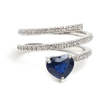 JPRG-527/1373 Blue Sapphire Ring | 18K