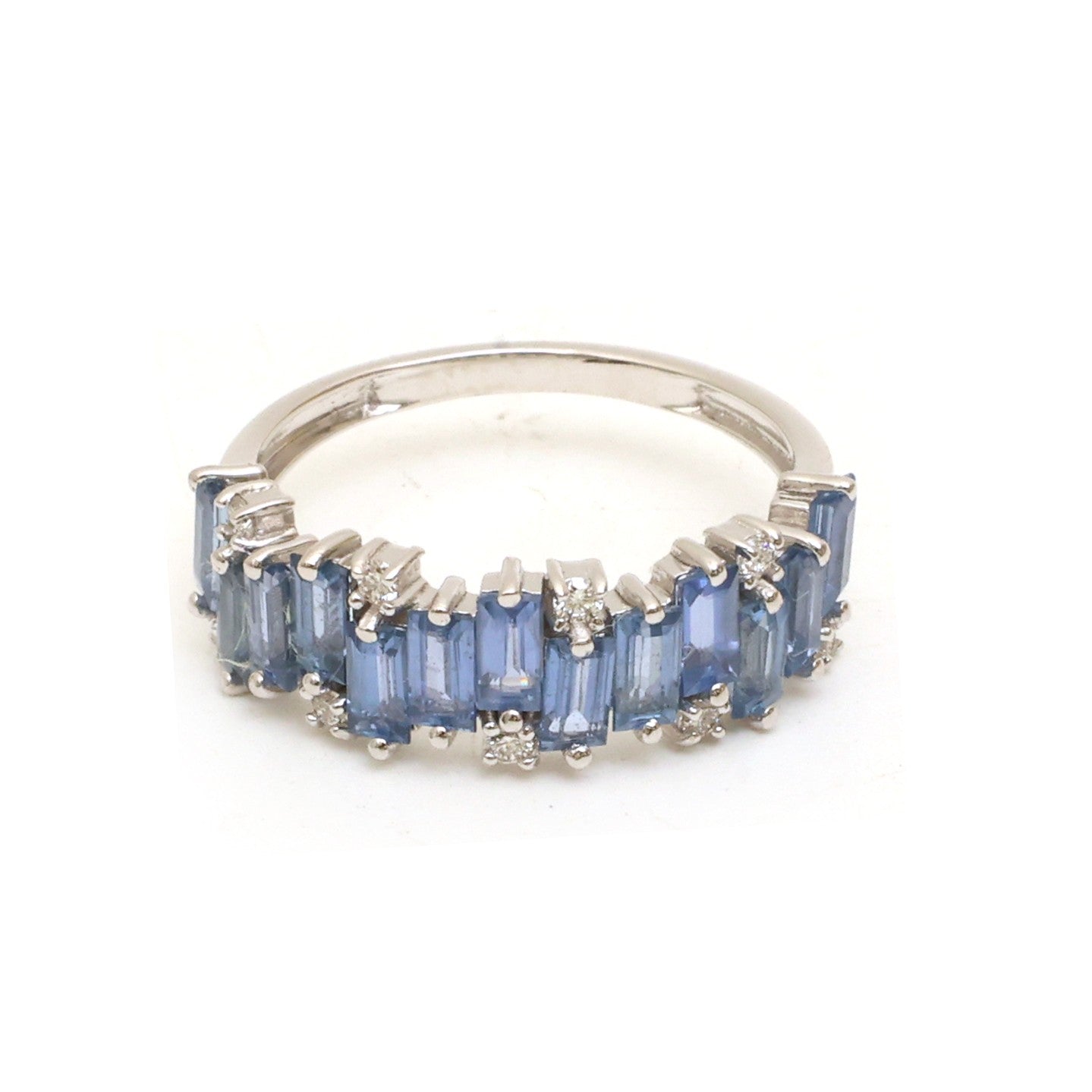 JPRG-5289/12588 Blue Sapphire Diamond Ring | 14K