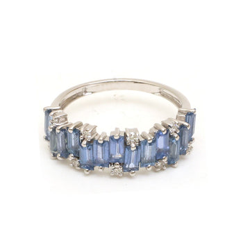 JPRG-5289/12588 Blue Sapphire Diamond Ring | 14K