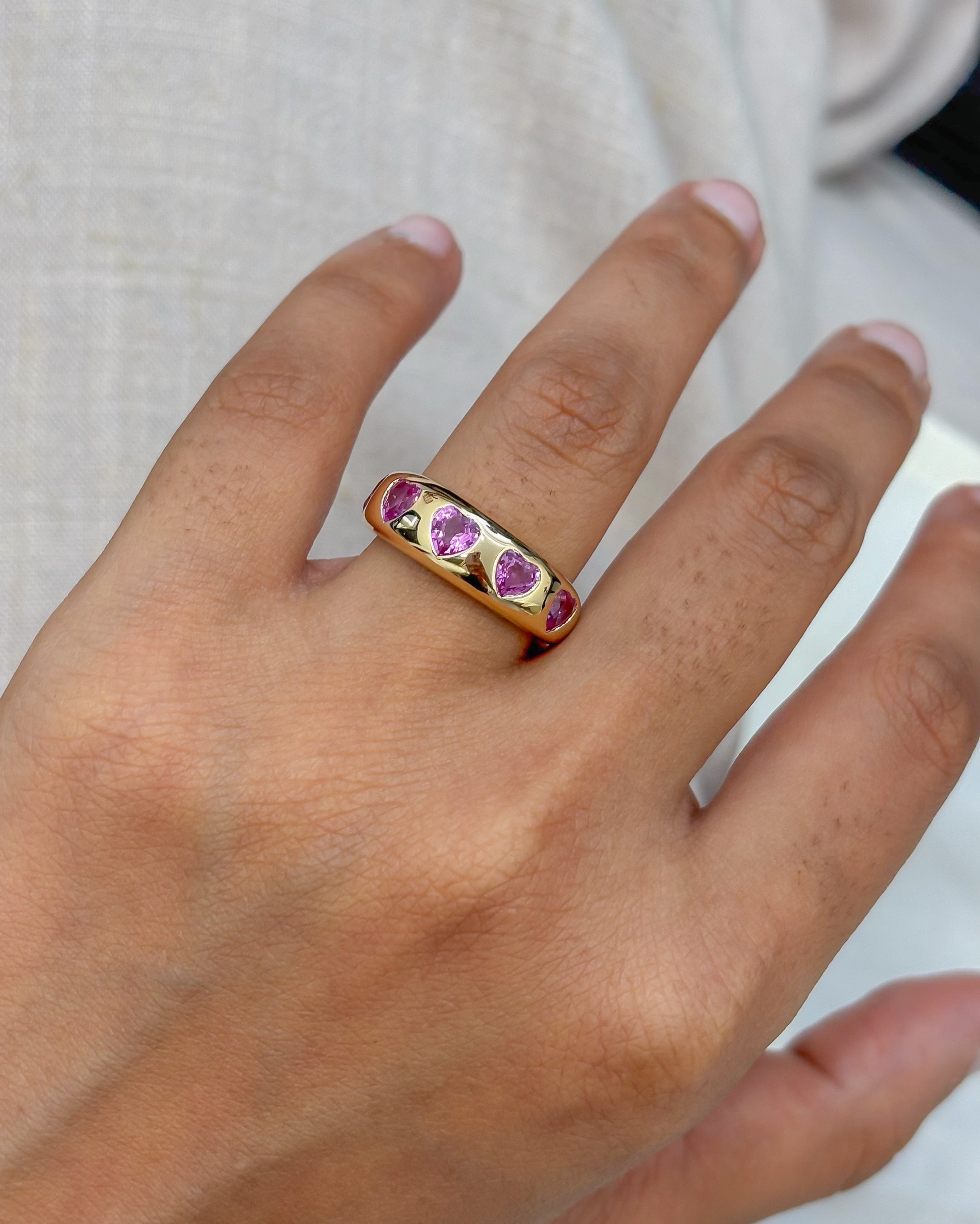 JPRG-5305/12662 Pink Sapphire Ring | 18K