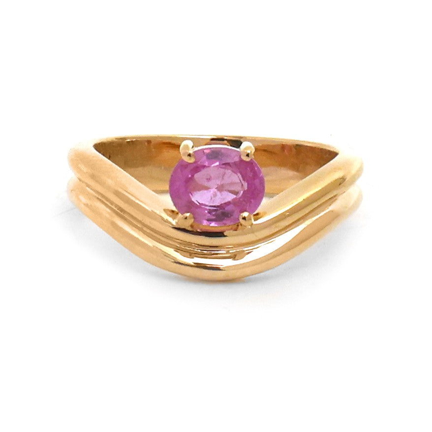 JPRG-5316/12699 Pink Sapphire Ring | 14K
