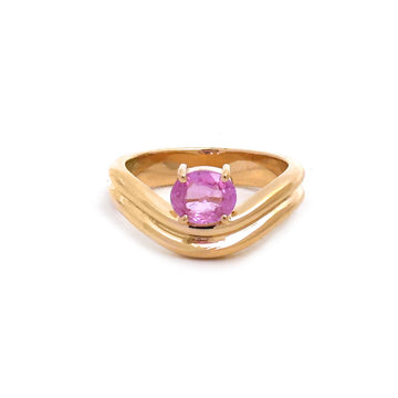 JPRG-5317/12700 Pink Sapphire Ring | 14K