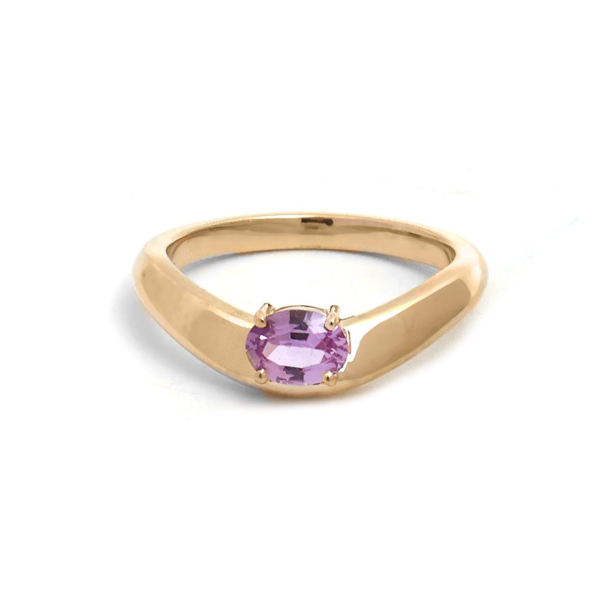 JPRG-5320/12703 Pink Sapphire Ring | 14K