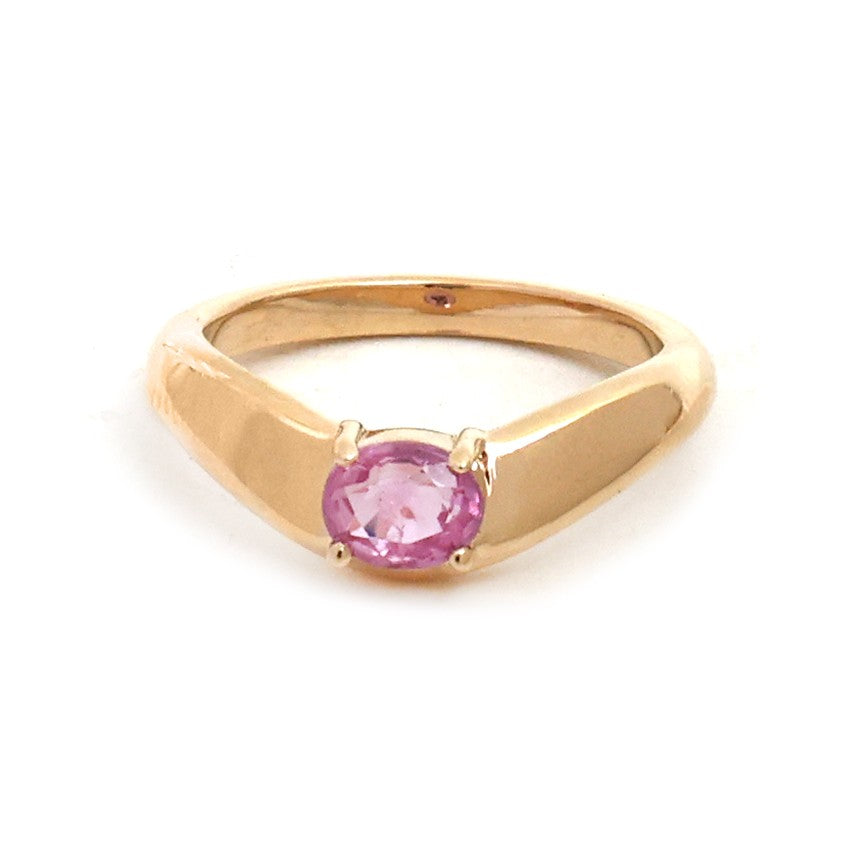 JPRG-5321/12704 Pink Sapphire Ring | 14K