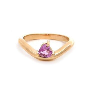 JPRG-5324/12707 Pink Sapphire Ring | 14K